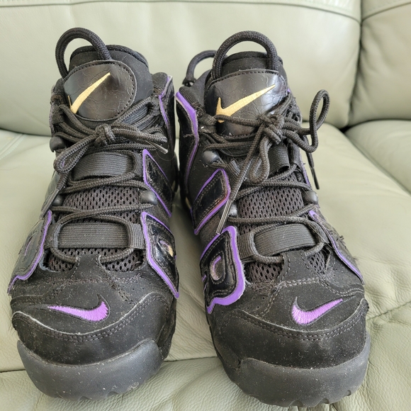 Nike Kids Black and Purple Sneakers - Picture 2 of 6
